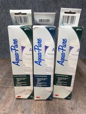 New Lot 3 Aqua Pure AP717 3M Water Filtration In Line Filter Aqua-Pure Filters 3